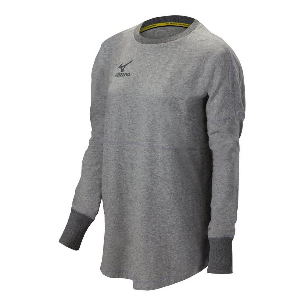 Damske Pulóver Mizuno Hitter’s Červené Siva Vypredaj HRAK04738